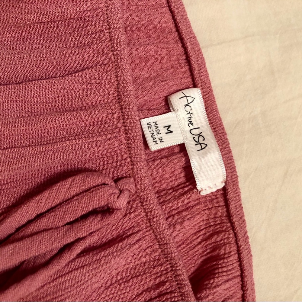 Rose/Mauve crop top